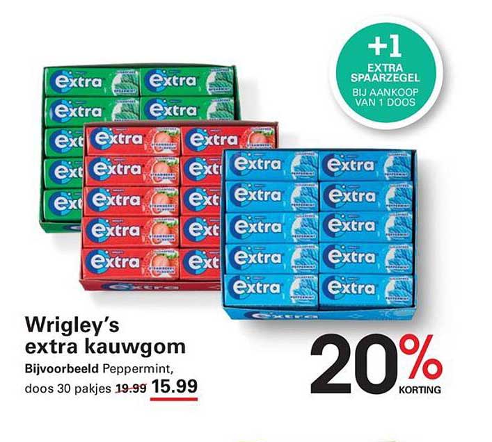 Wrigley’s extra kauwgom