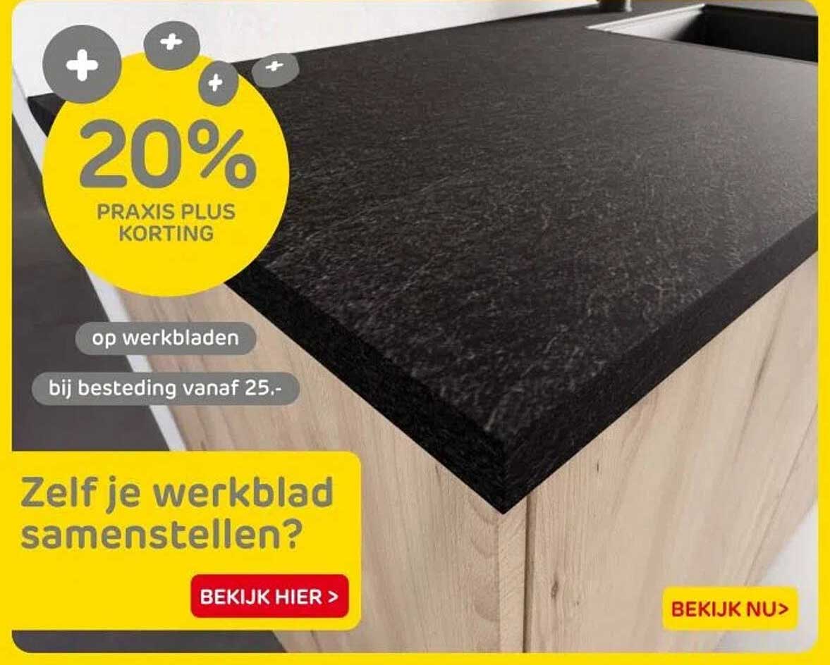 20% PRAKTIJS PLUS KORTING op werkbladen bij besteding vanaf 25.-