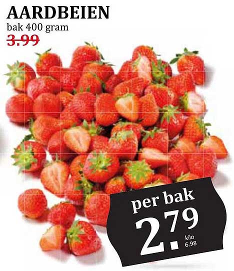 AARDBEIEN bak 400 gram