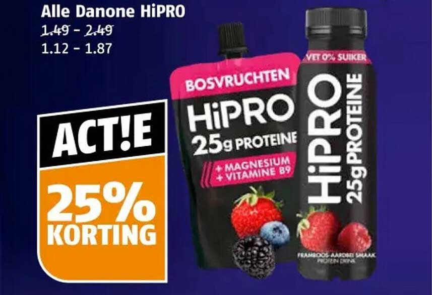 Alle Danone HiPRO