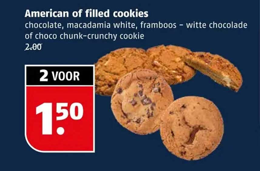 American of filled cookies
