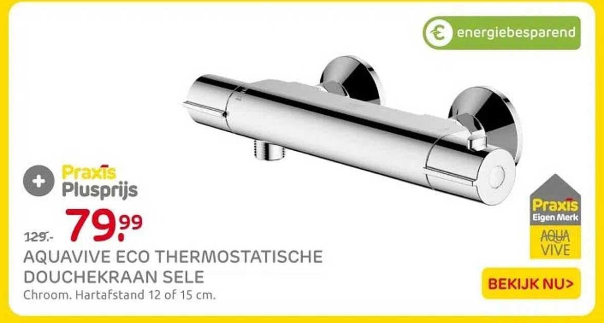 AQUAVIVE ECO THERMOSTATISCHE DOUCHEKRAAN SELE