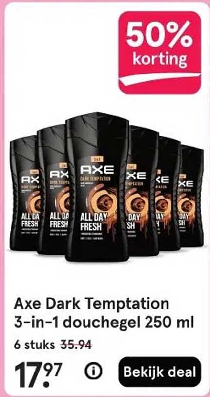 Axe Dark Temptation 3-in-1 douchelgel 250 ml