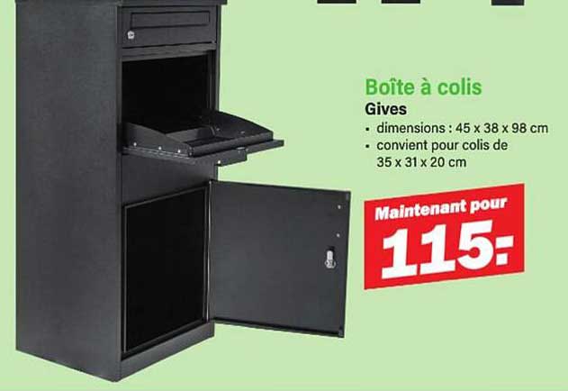 Boîte à colis Gives
