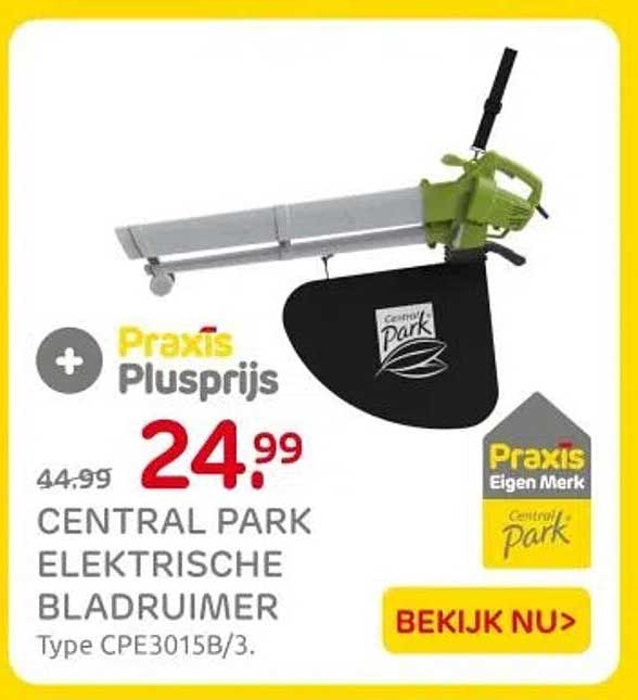 CENTRAL PARK ELEKTRISCHE BLADRUIMER