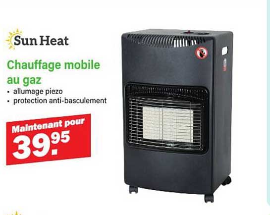 Chauffage mobile au gaz
