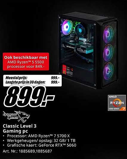 Classic Level 3 Gaming pc