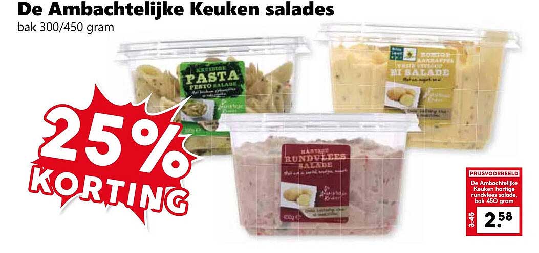 De Ambachtelijke Keuken salades
