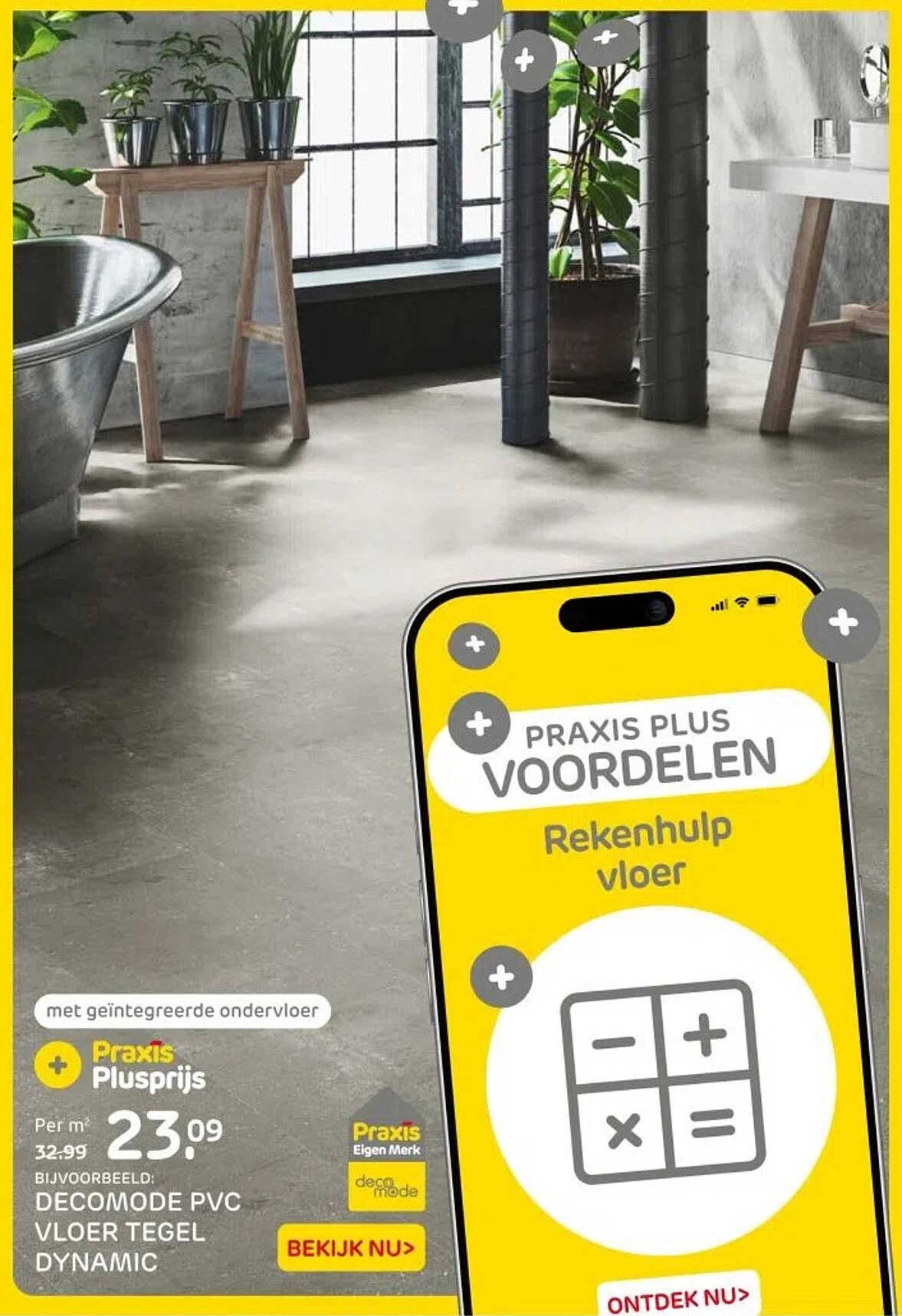 Decomode PVC Vloer Tegel Dynamic
