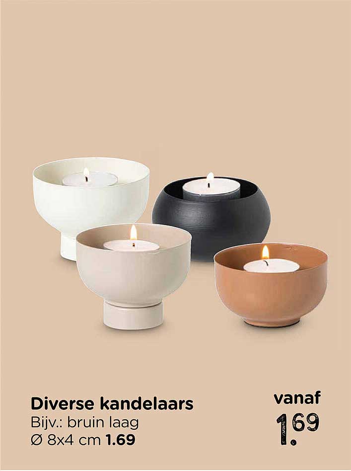Diverse kandelaar
