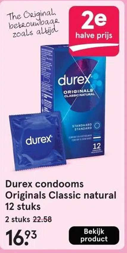 Durex condooms Originals Classic natural 12 stuks