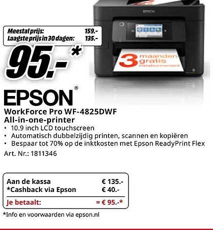 Epson WorkForce Pro WF-4825DWF All-in-one-printer