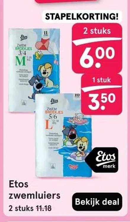 Etos zwemluier 2 stuks 11-18