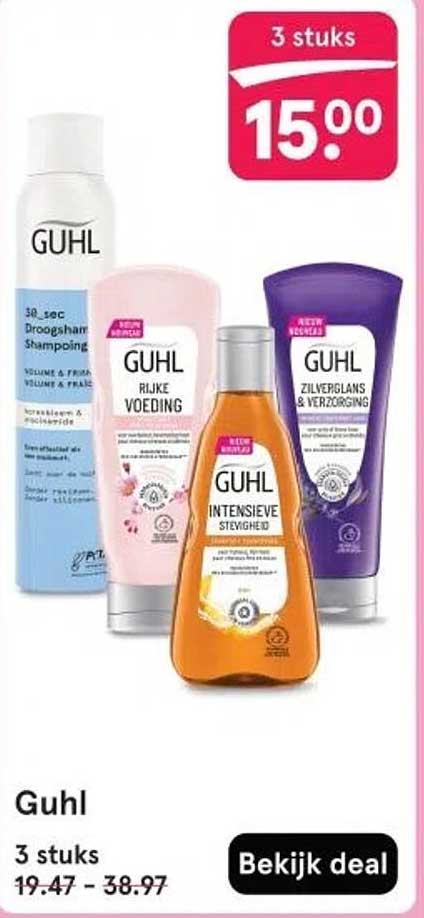 Guhl 3 stuks