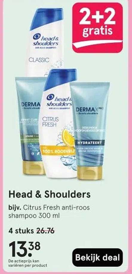 Head & Shoulders bijv. Citrus Fresh anti-roos shampoo 300 ml