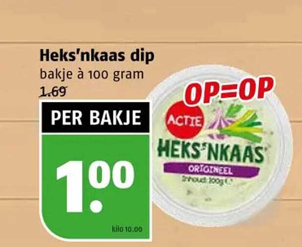Heks'nkaas dip bakje à 100 gram