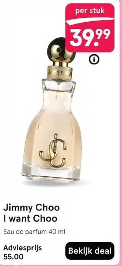Jimmy Choo I want Choo Eau de parfum 40 ml