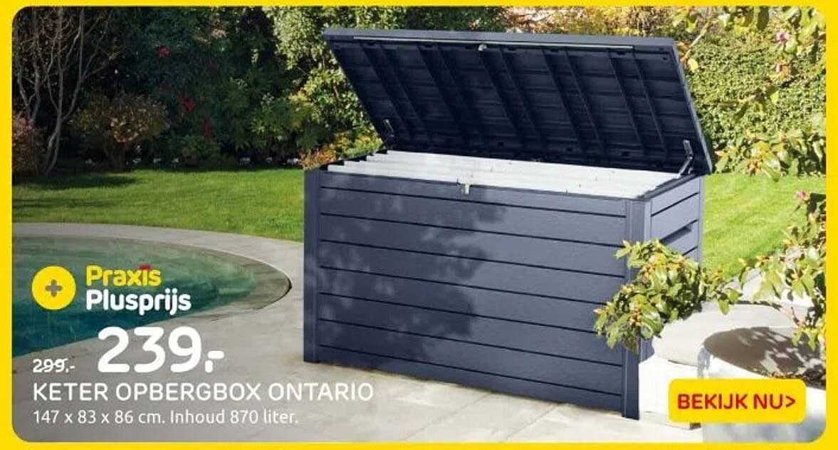 KETER OPBERGBOX ONTARIO