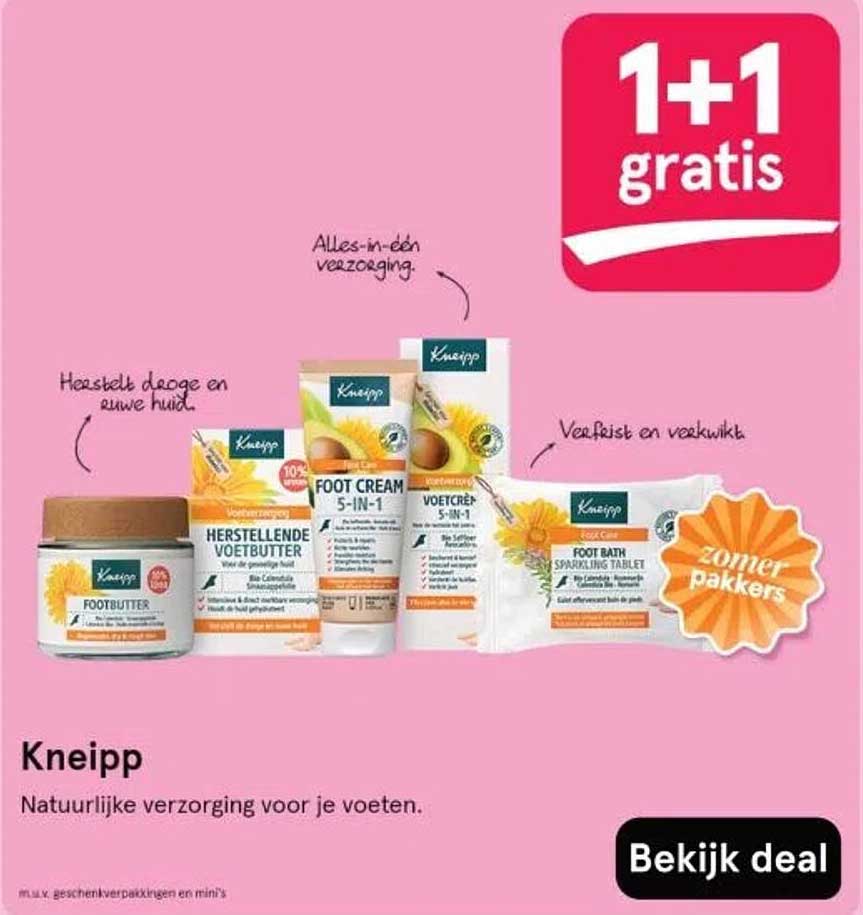 Kneipp Natuurlijke verzorging voor je voeten