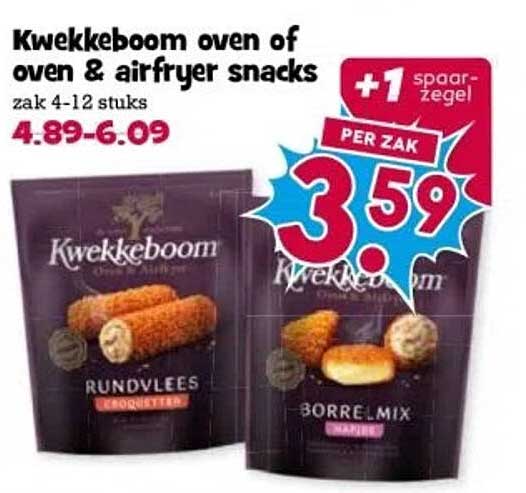 Kwekkeboom oven of oven & airfryer snacks