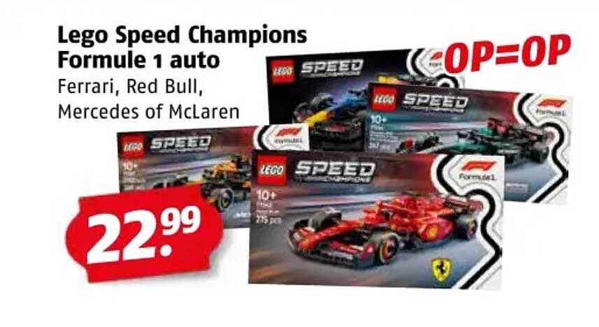 Lego Speed Champions Formule 1 auto