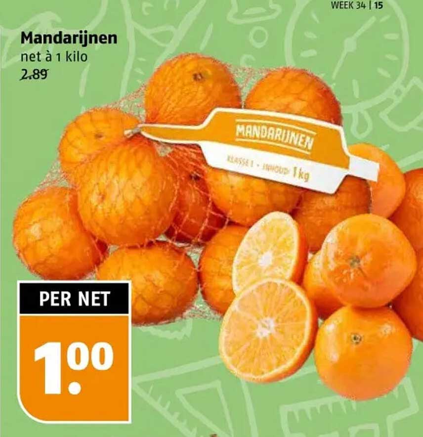 Mandarijnen net à 1 kilo