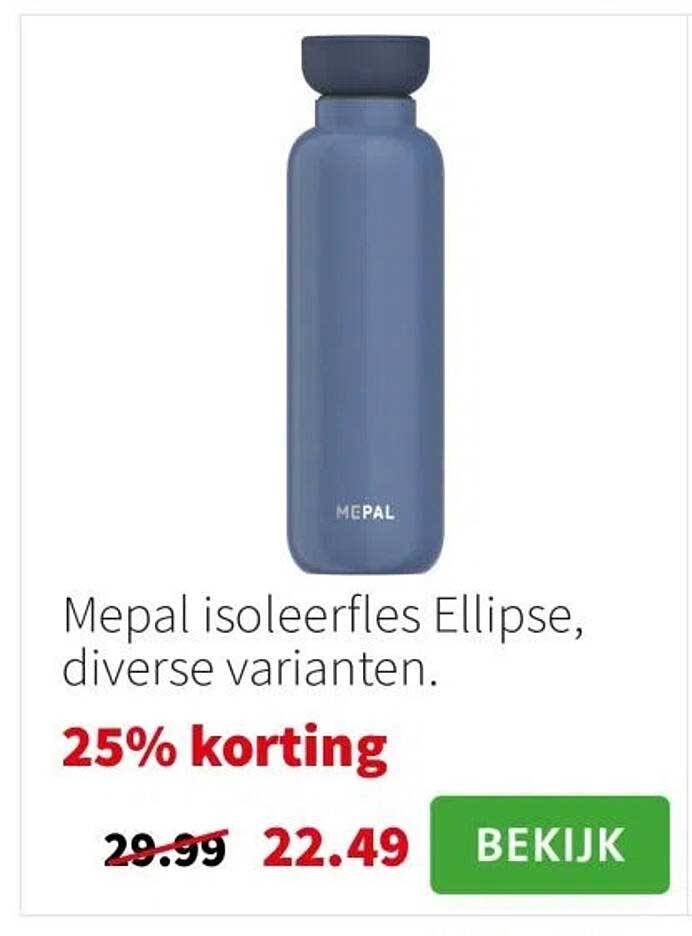 Mepal isoleerfles Ellipse, diverse varianten.