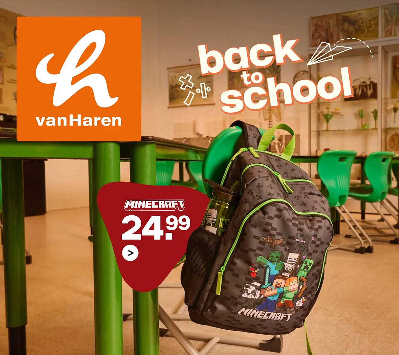 Minecraft Rugzak voor maar €24,99
