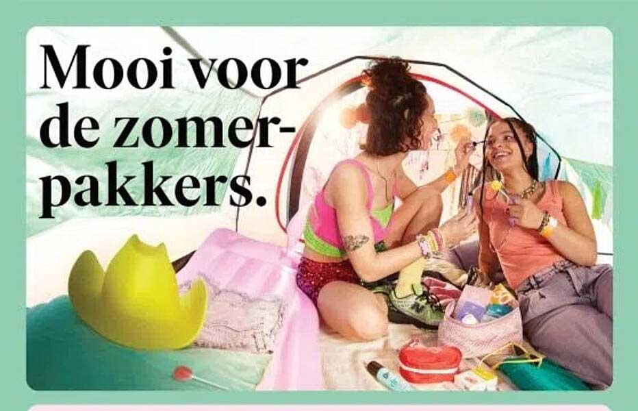 Mooi voor de zomer-pakkers.