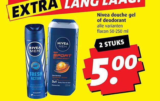 Nivea douche gel of deodorant
