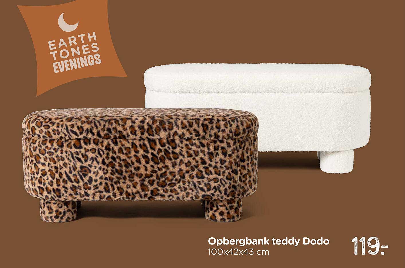 Opbergbank teddy Dodo