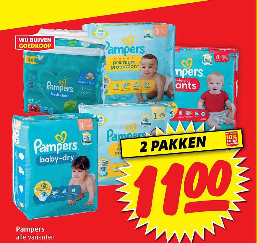 Pampers alle varianten