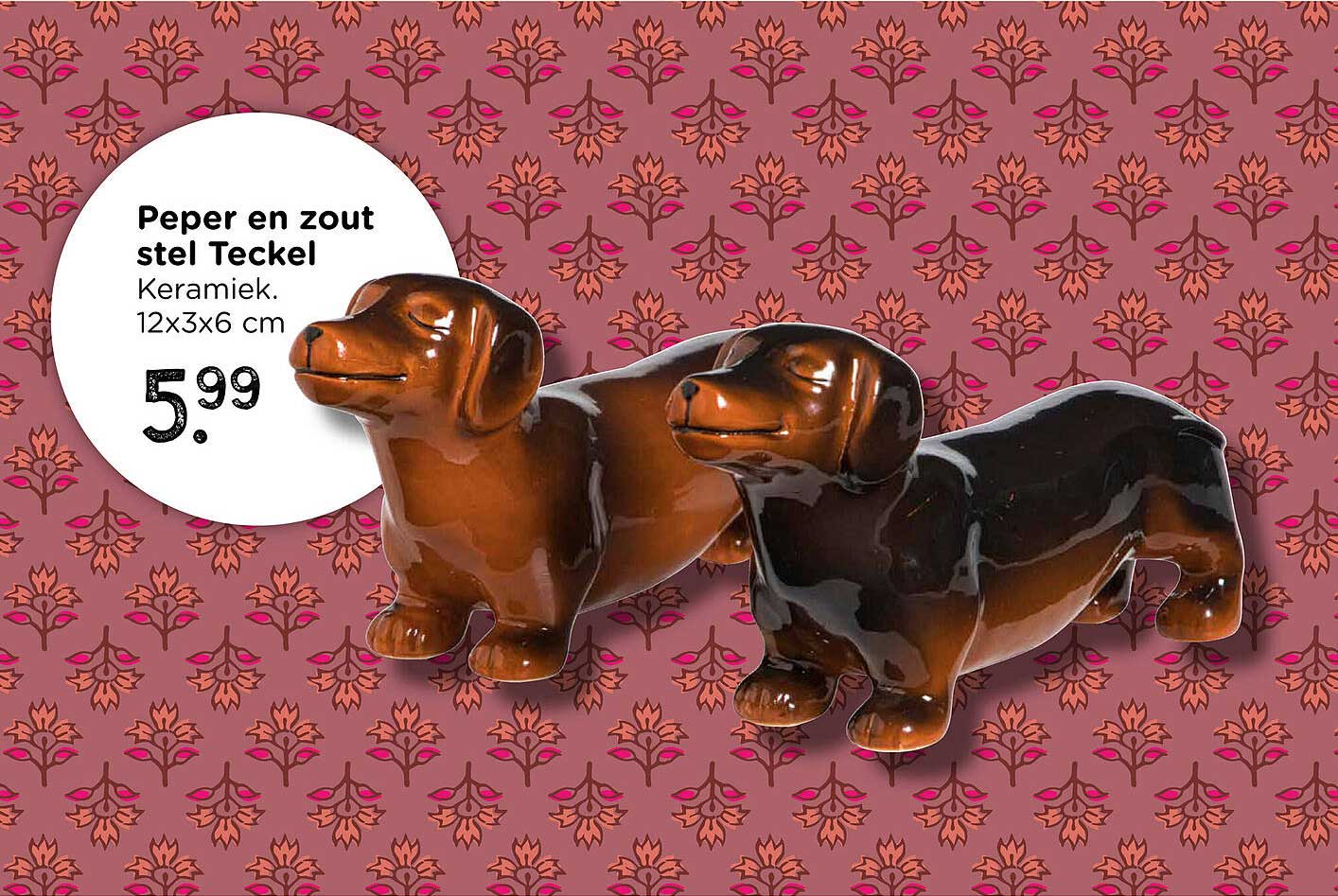 Peper en zout stel Teckel