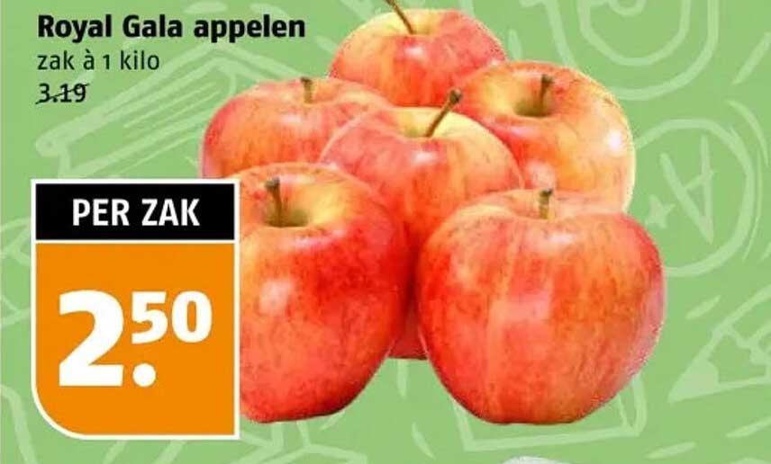 Royal Gala appelen zak à 1 kilo