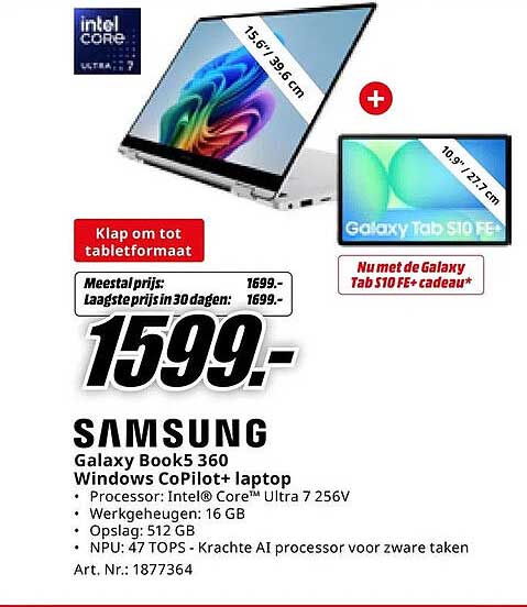 Samsung Galaxy Book5 360 Windows CoPilot+ laptop