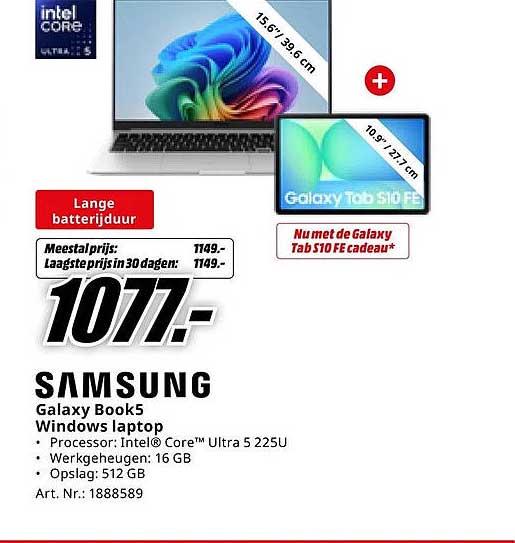 Samsung Galaxy Book5 Windows laptop