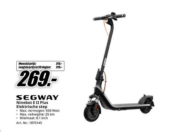 SEGWAY Ninebot E II Plus Elektrische step