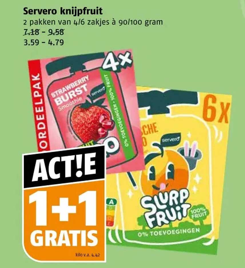 Servero knijpfruit