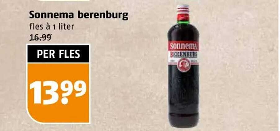 Sonnema berenburg fles à 1 liter