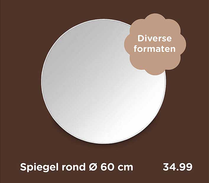 Spiegel rond Ø 60 cm