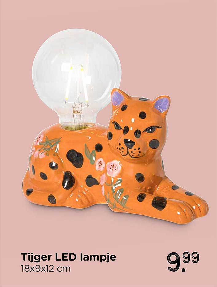 Tijger LED lampje