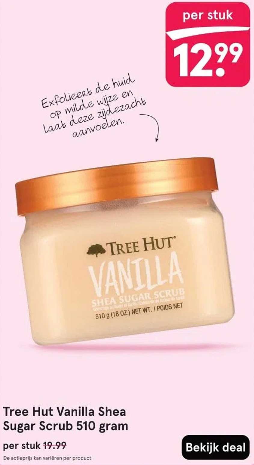 Tree Hut Vanilla Shea Sugar Scrub 510 gram