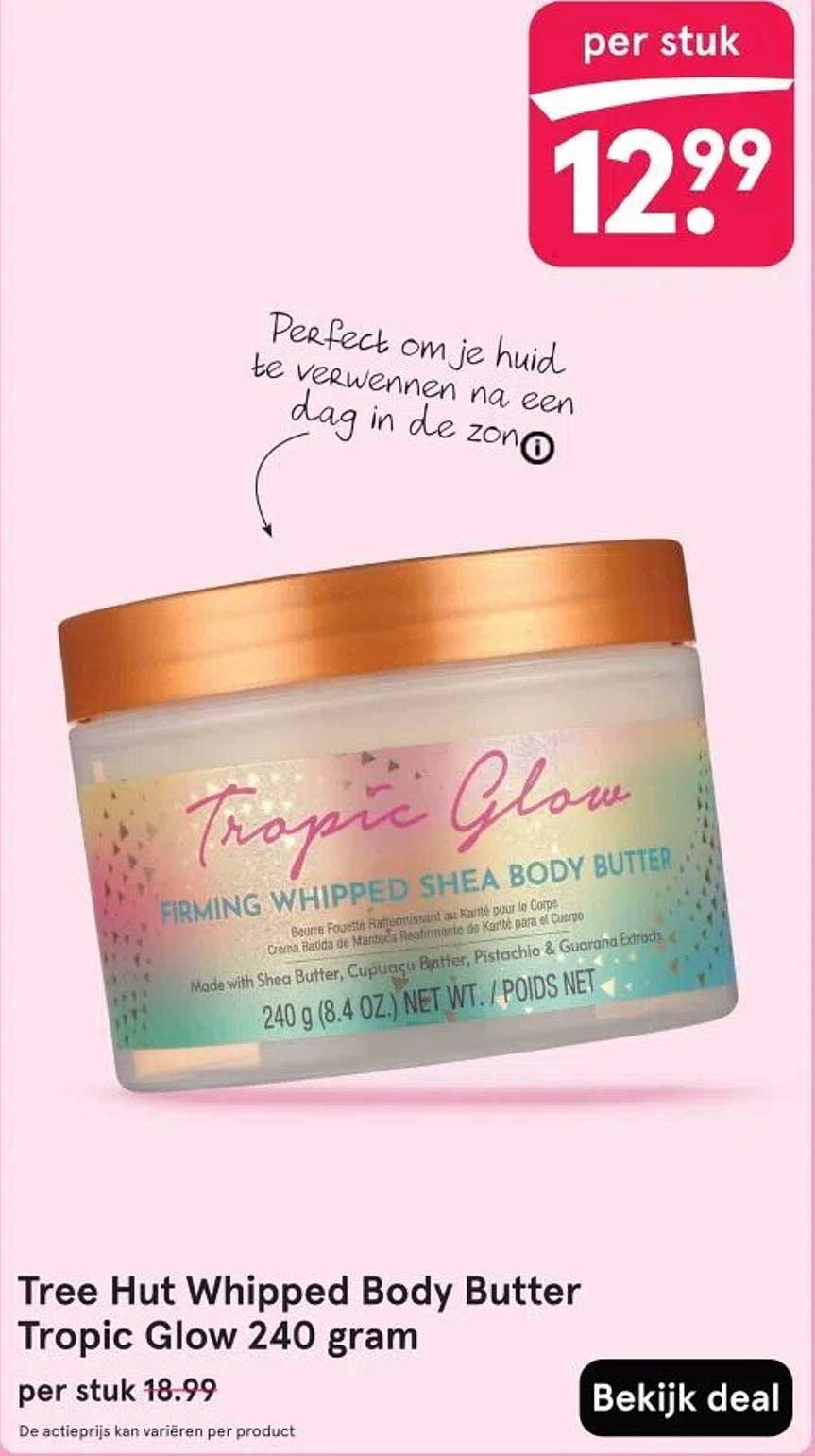 Tree Hut Whipped Body Butter Tropic Glow 240 gram