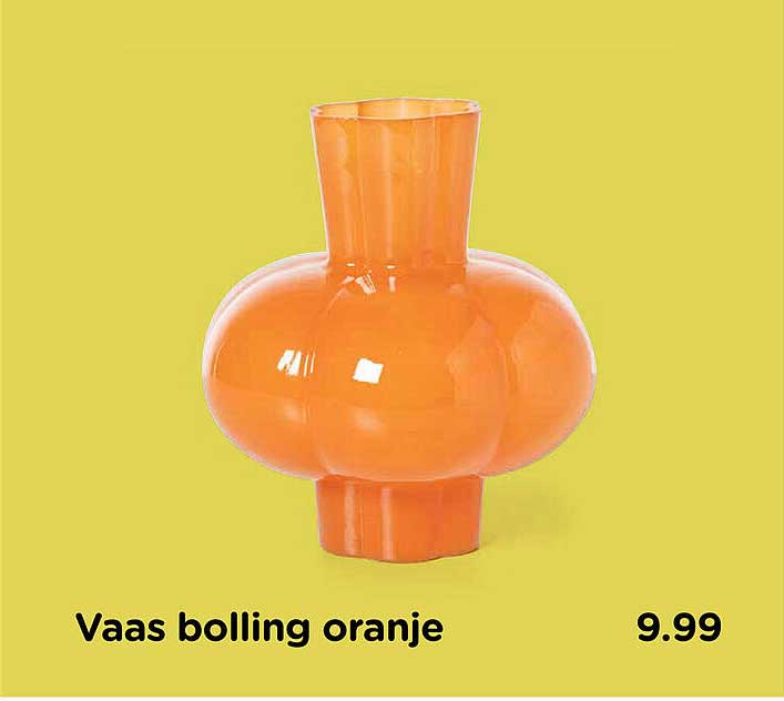 Vaas bollen oranje