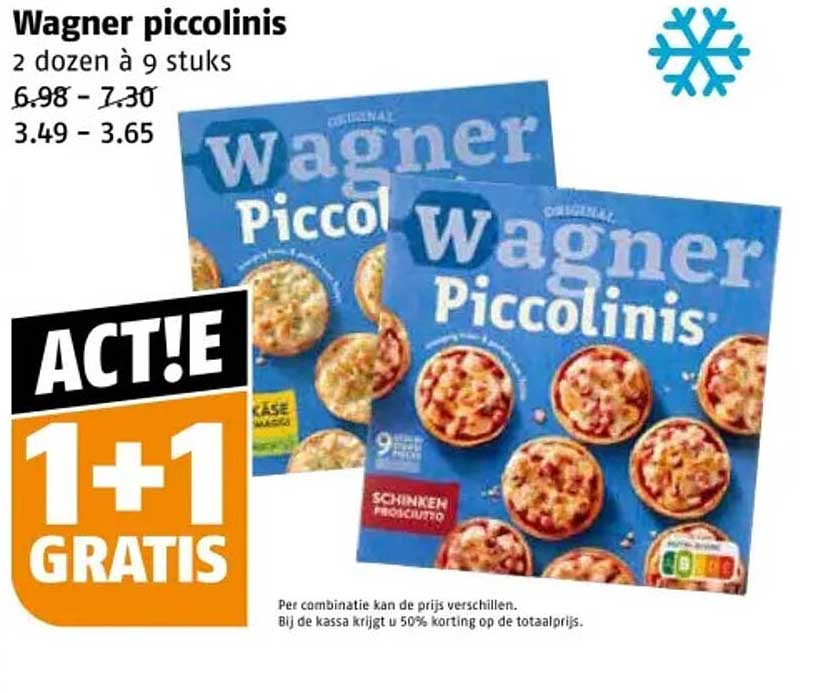 Wagner piccolinis 2 dozen à 9 stuks