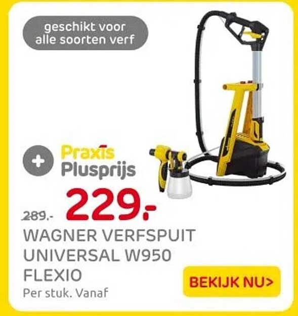 WAGNER VERFSPUIT UNIVERSAL W950 FLEXIO