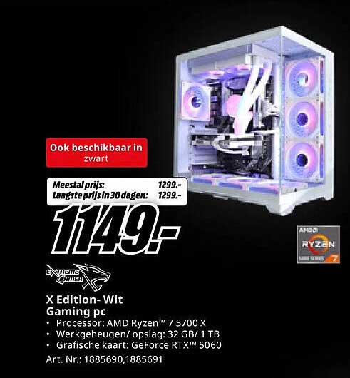 X Edition- Wit Gaming pc