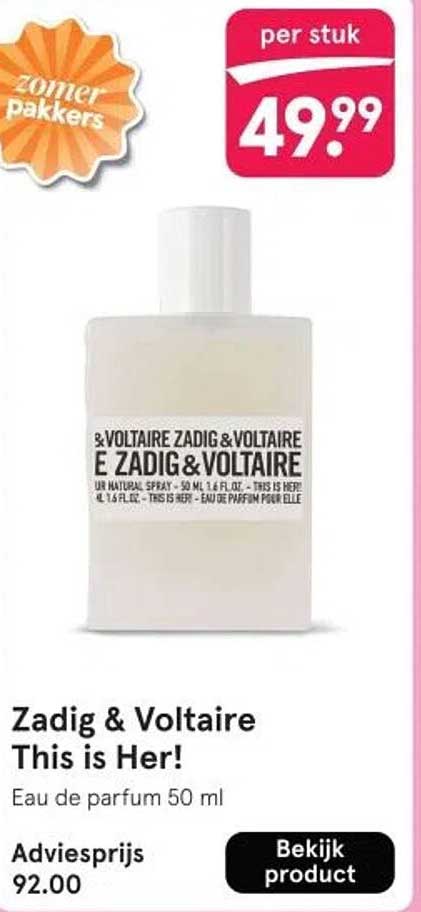 Zadig & Voltaire This is Her! Eau de parfum 50 ml