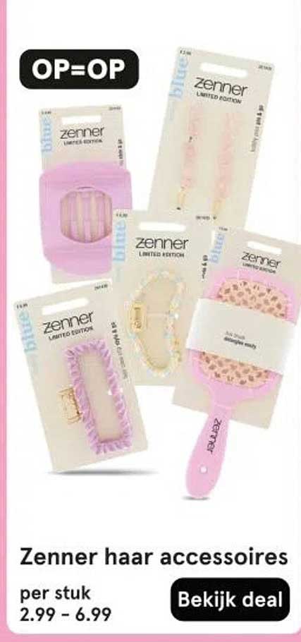 Zenner haar accessoires