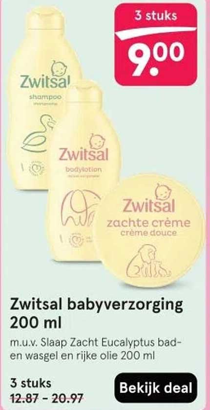 Zwitsal babyverzorging 200 ml